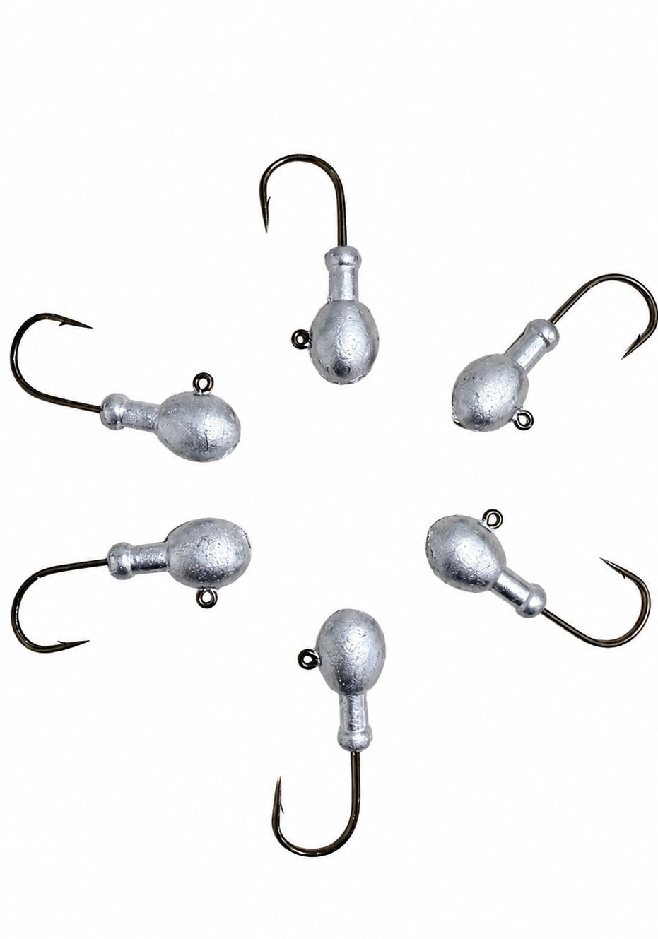 TROUT JIG HEADS - 1/8 OZ SIZE - (10 PACK) UNPAINTED