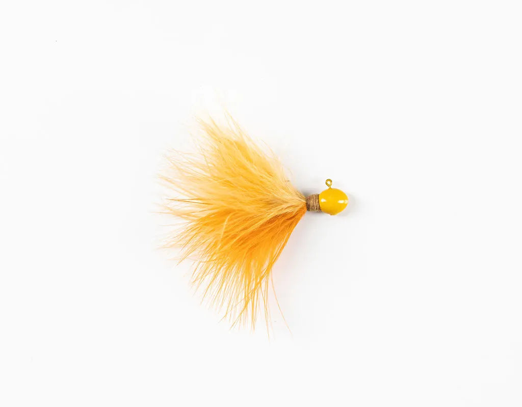 Testine Jig VMC SLJ Sleek Jig 1/8 Oz – Chartreuse Orange, 4 Pezzi Per Pesca A Jig